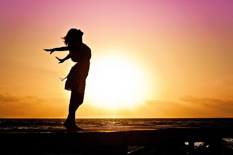 Person Sunset Silhouette